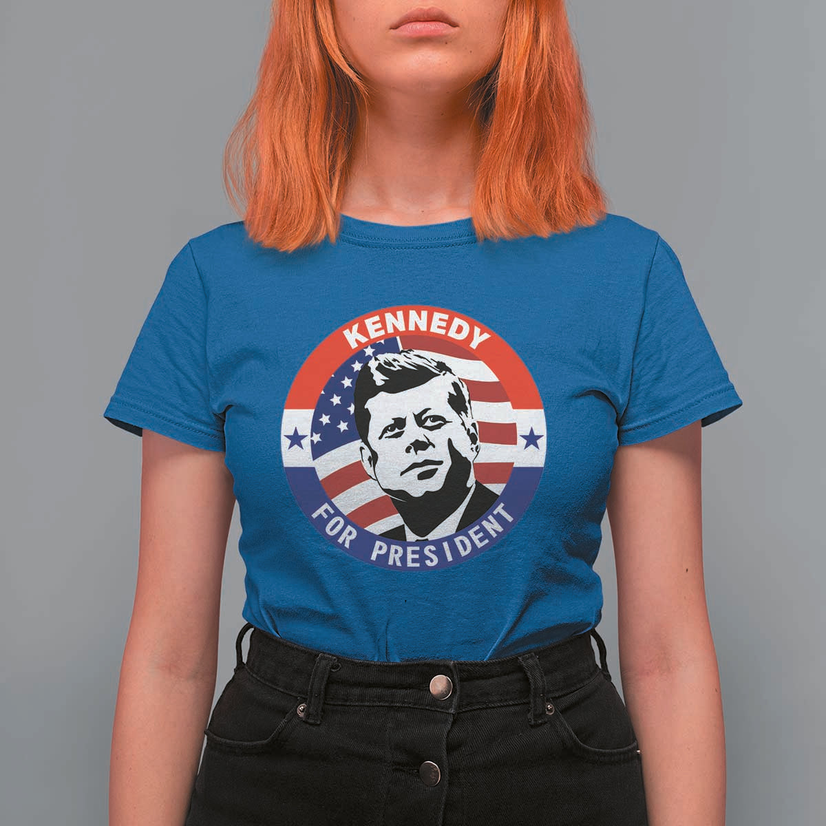 John F Kennedy US President American History T Shirt For Women