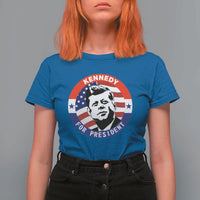 John F Kennedy US President American History T Shirt For Women