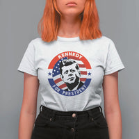 John F Kennedy US President American History T Shirt For Women