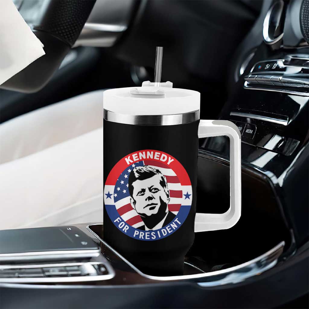 John F Kennedy US President American History Tumbler With Handle