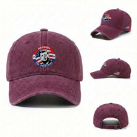 John F Kennedy US President American History Washed Cotton Baseball Cap