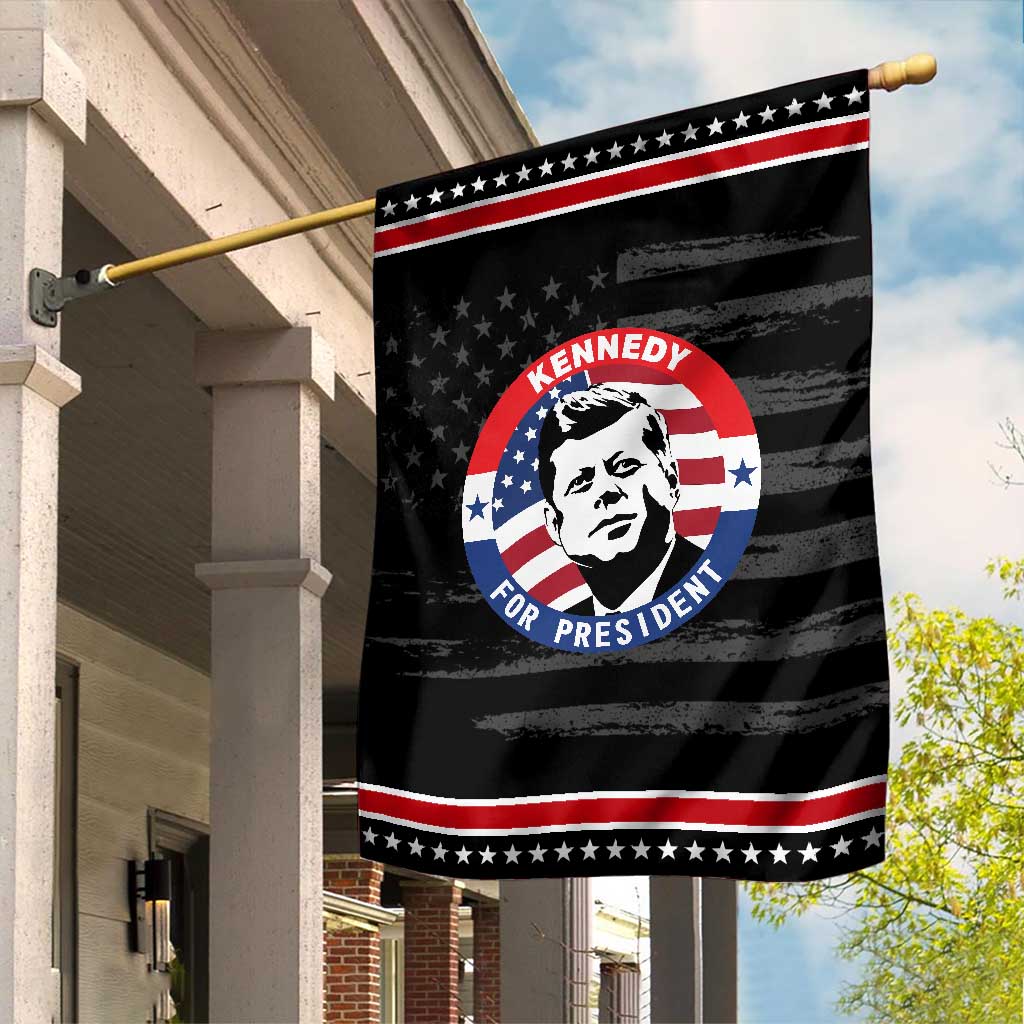 John F Kennedy US President American History Garden Flag