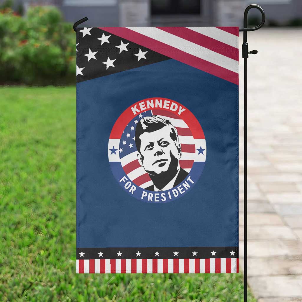 John F Kennedy US President American History Garden Flag