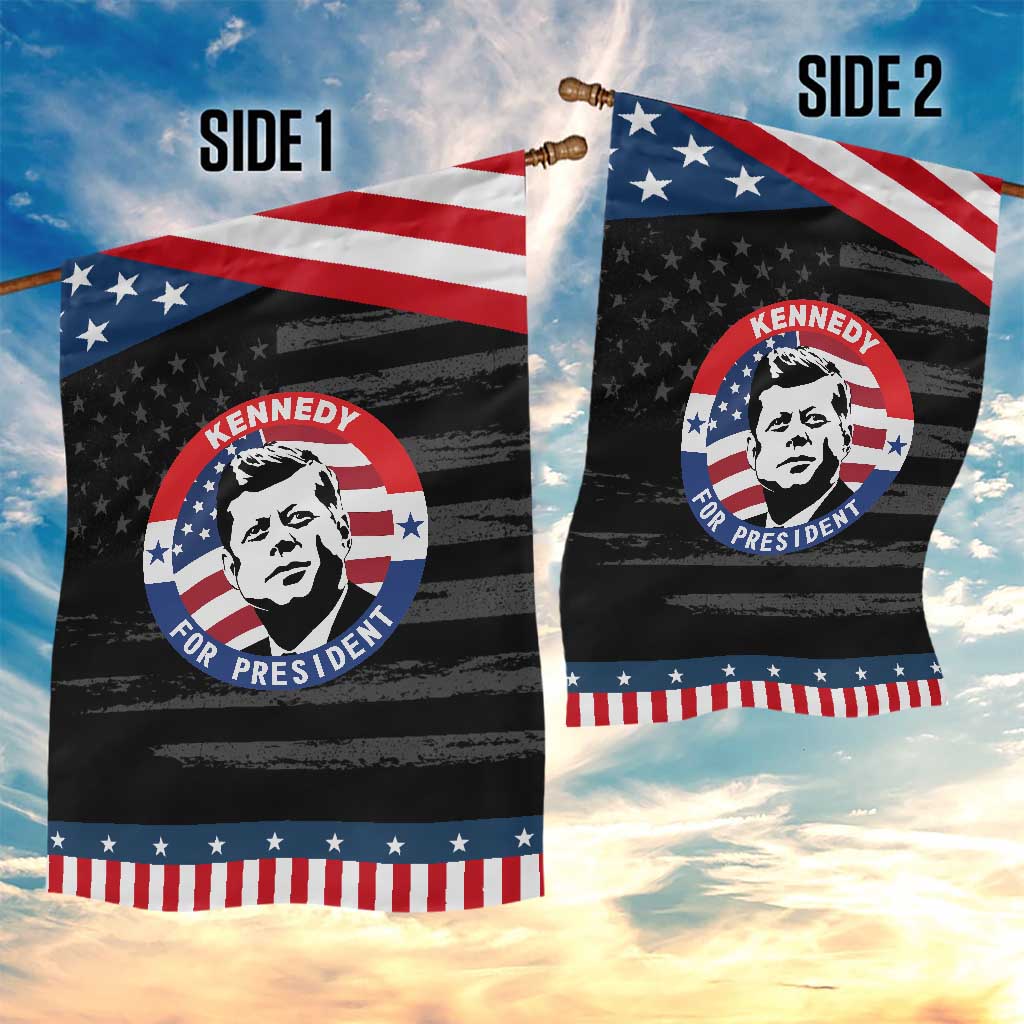 John F Kennedy US President American History Garden Flag