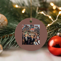 John F Kennedy American President History Ceramic Ornament