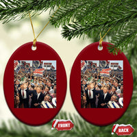 John F Kennedy American President History Ceramic Ornament