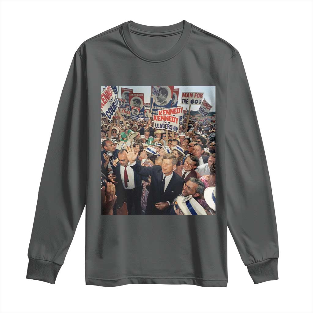 John F Kennedy American President History Long Sleeve Shirt