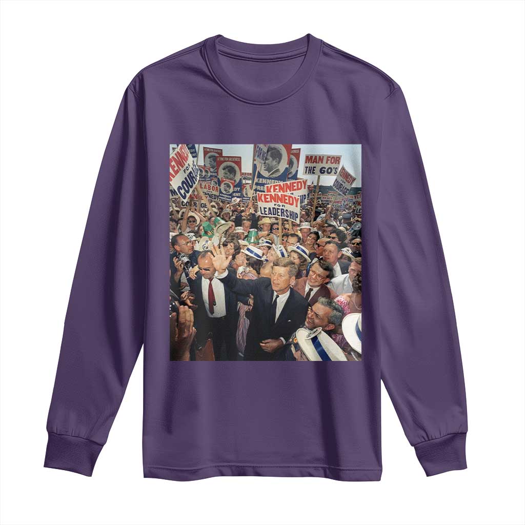 John F Kennedy American President History Long Sleeve Shirt