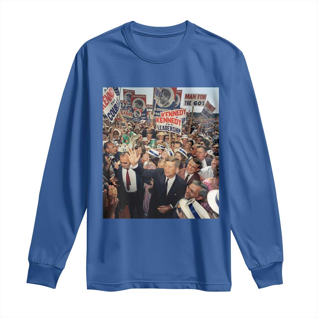 John F Kennedy American President History Long Sleeve Shirt