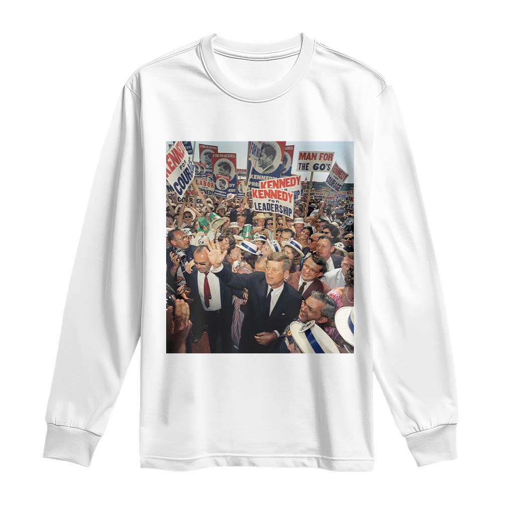 John F Kennedy American President History Long Sleeve Shirt