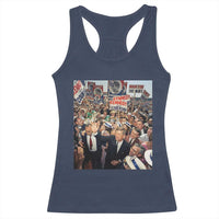 John F Kennedy American President History Racerback Tank Top