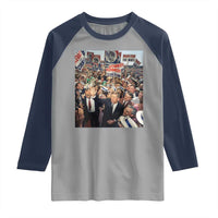 John F Kennedy American President History Raglan Shirt