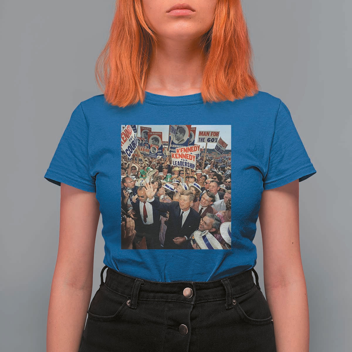 John F Kennedy American President History T Shirt For Women