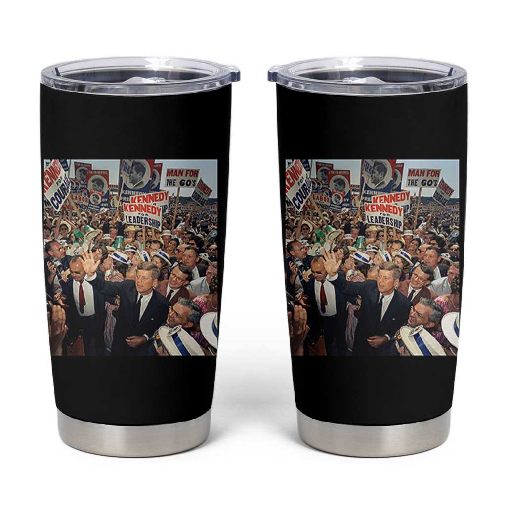John F Kennedy American President History Tumbler Cup