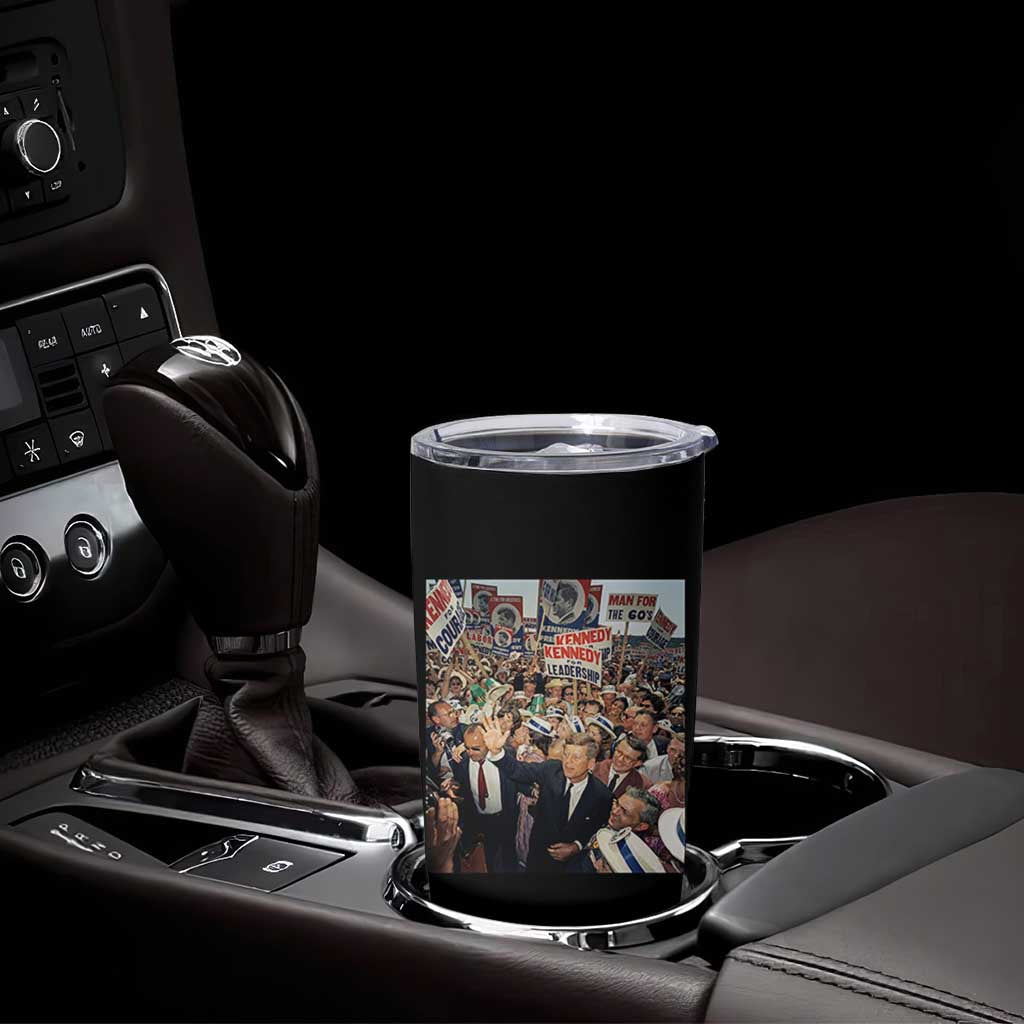John F Kennedy American President History Tumbler Cup