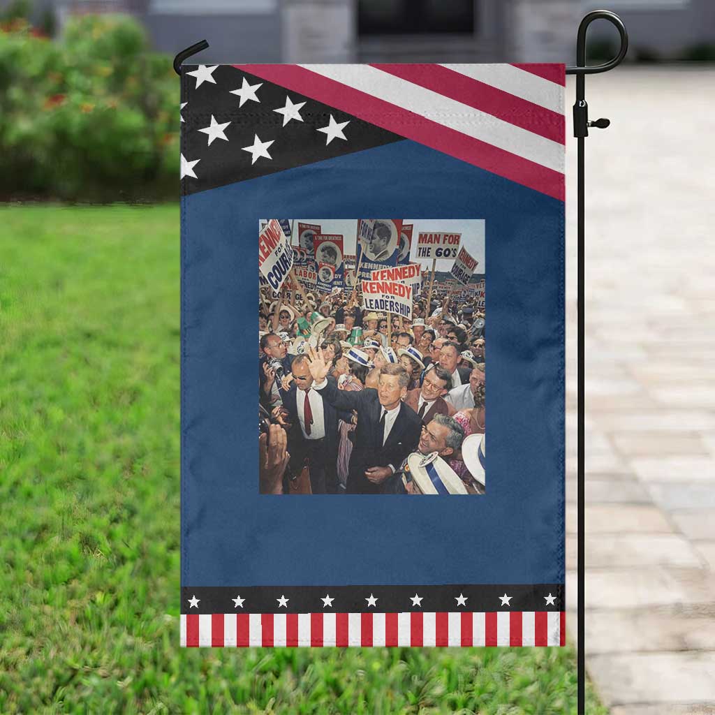 John F Kennedy American President History Garden Flag