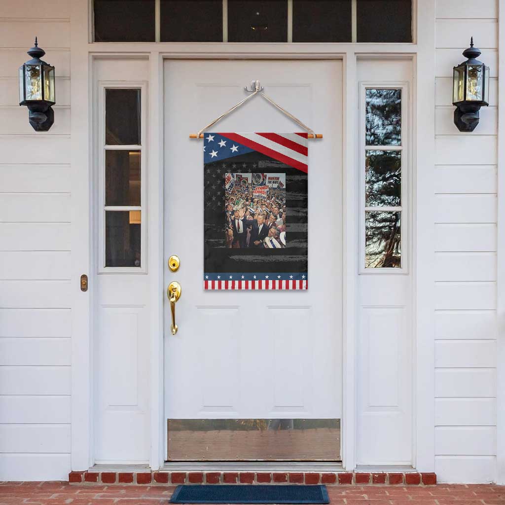 John F Kennedy American President History Garden Flag