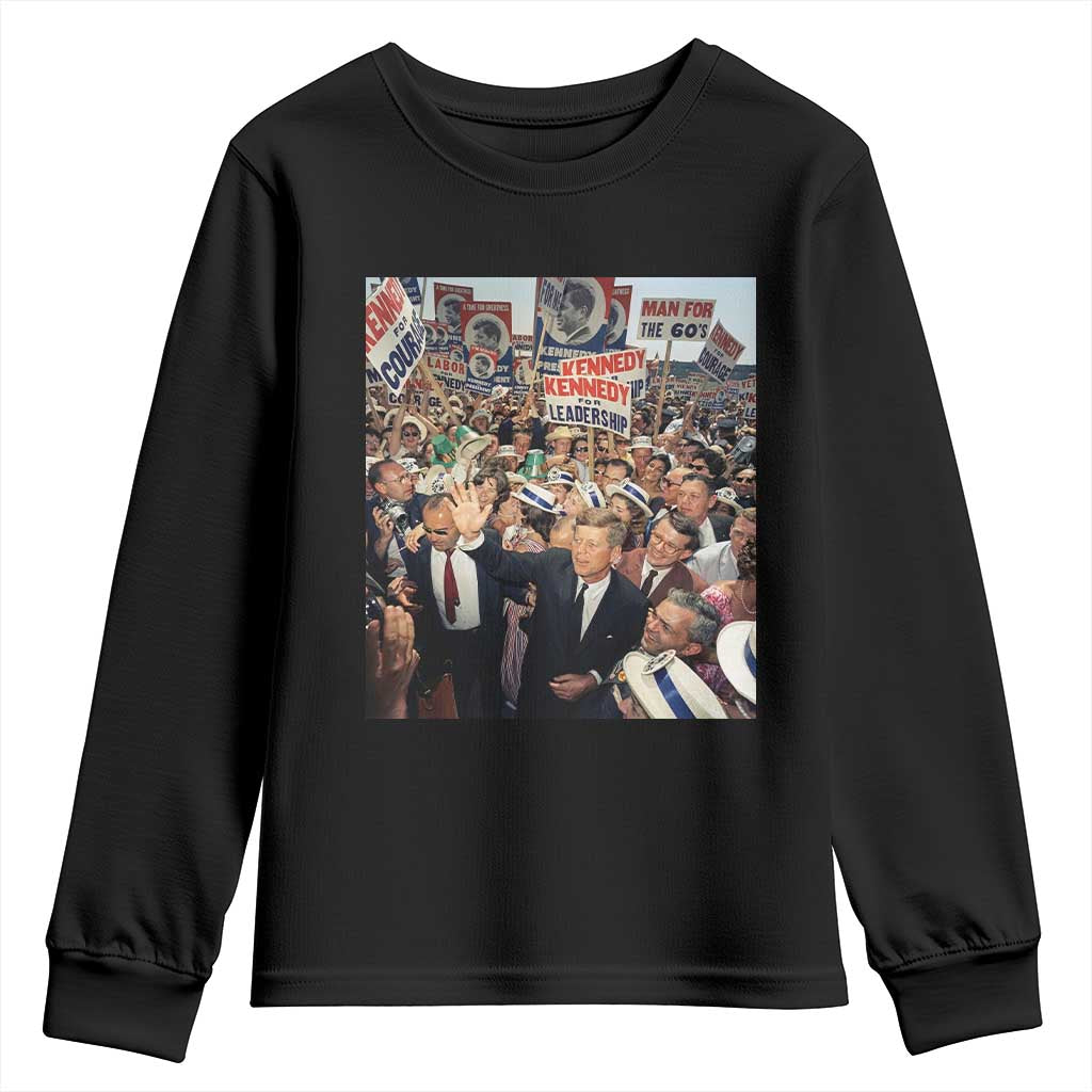 John F Kennedy American President History Youth Sweatshirt