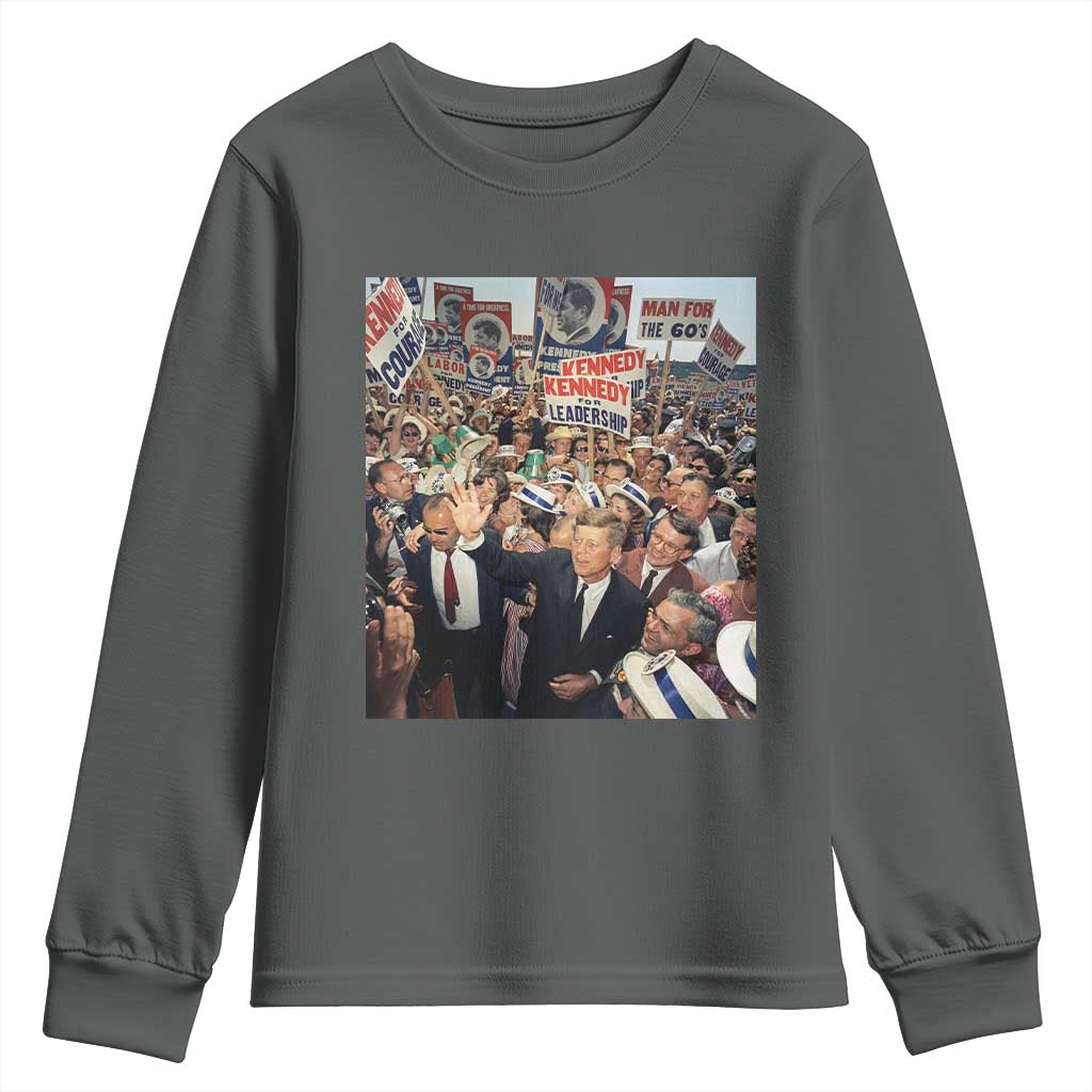 John F Kennedy American President History Youth Sweatshirt