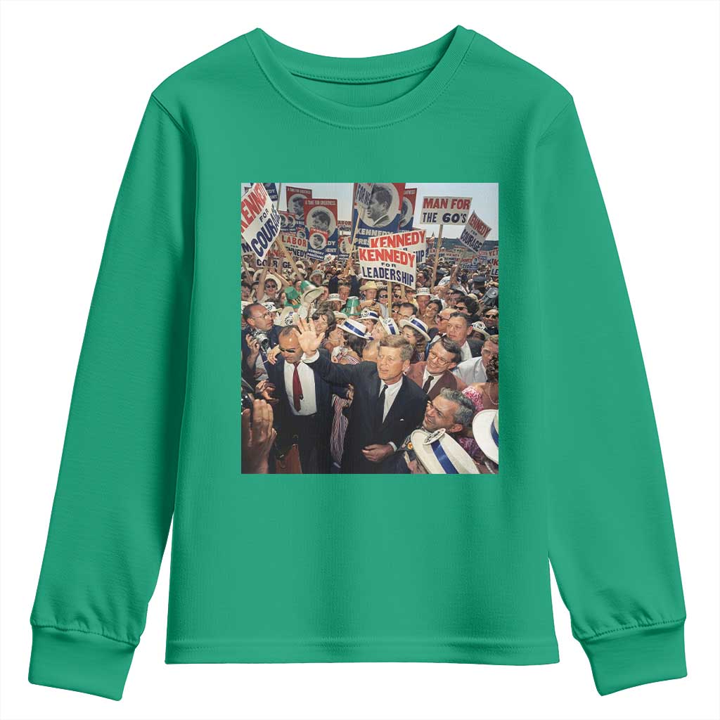 John F Kennedy American President History Youth Sweatshirt