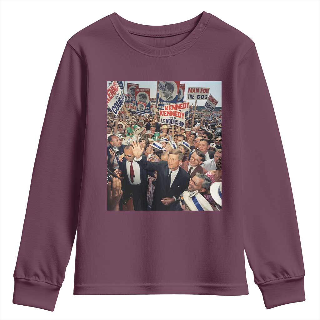 John F Kennedy American President History Youth Sweatshirt