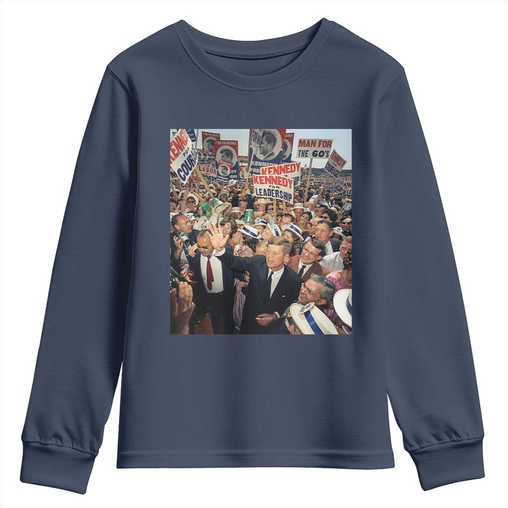 John F Kennedy American President History Youth Sweatshirt