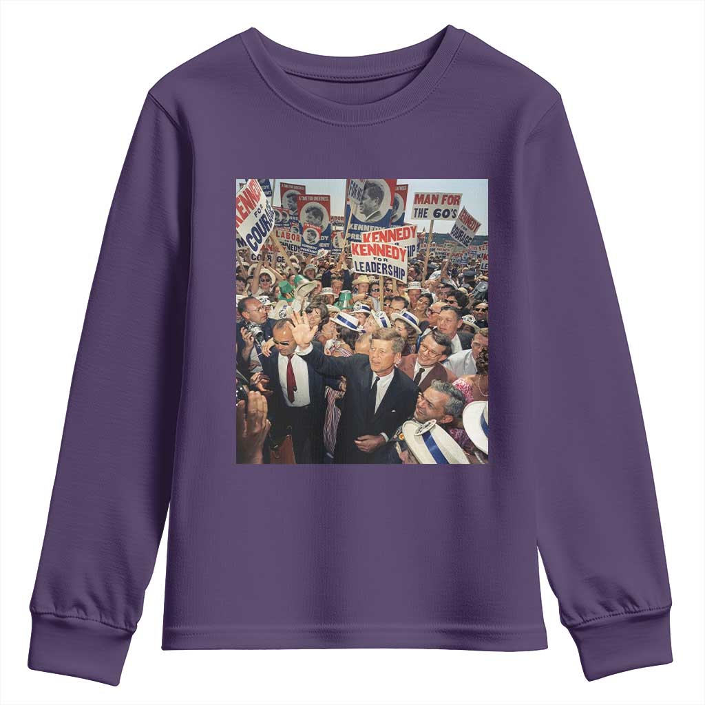 John F Kennedy American President History Youth Sweatshirt