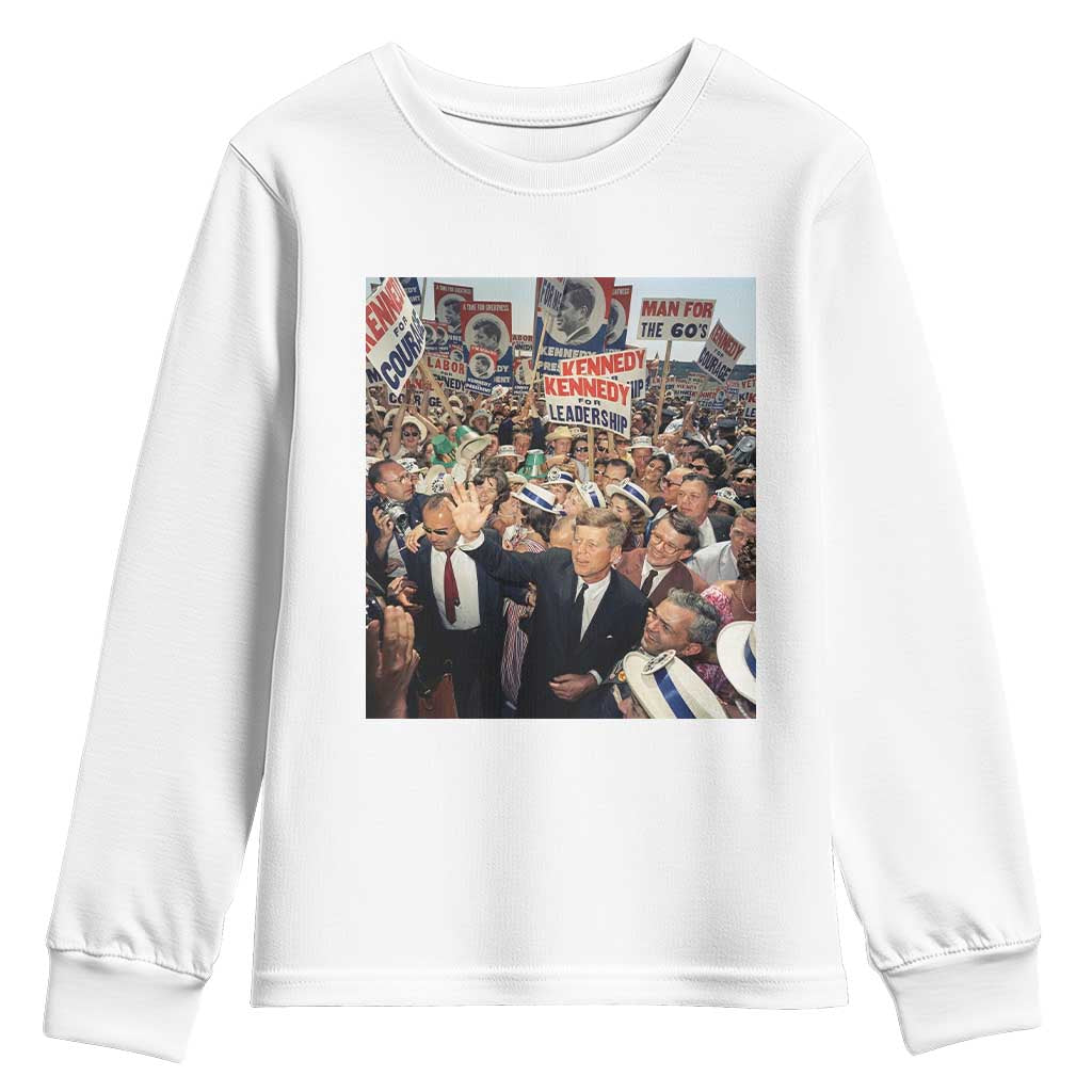 John F Kennedy American President History Youth Sweatshirt