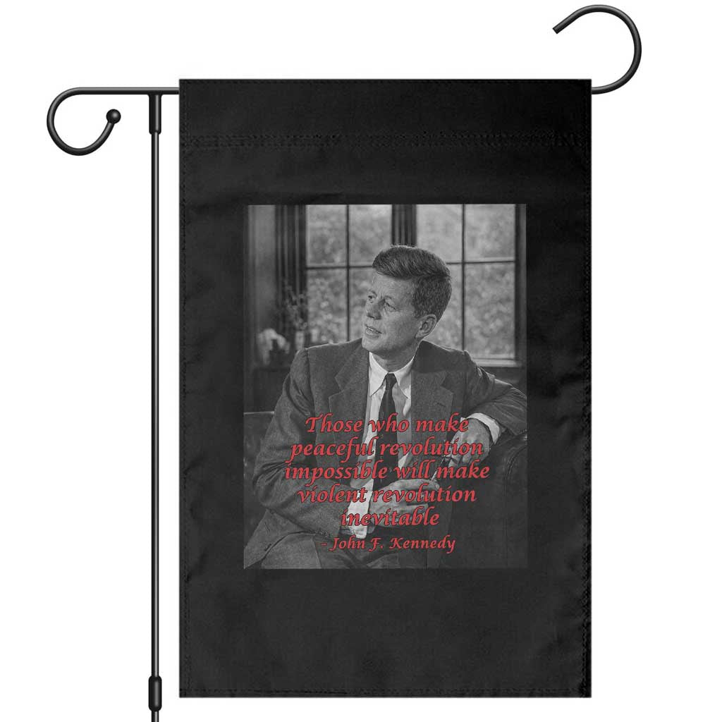 John F Kennedy Quote Garden Flag American President History US Presidential Leader