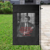 John F Kennedy Quote Garden Flag American President History US Presidential Leader