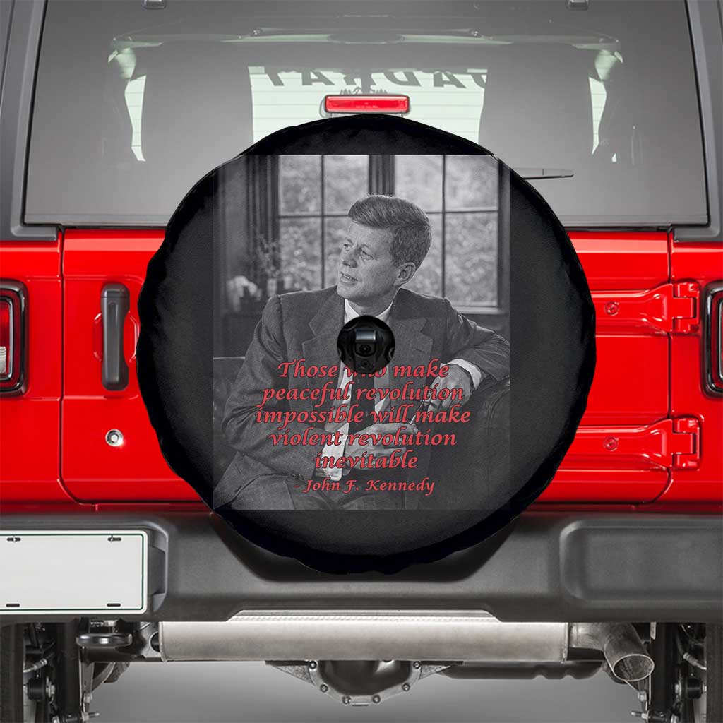 John F Kennedy Quote Spare Tire Cover American President History US Presidential Leader