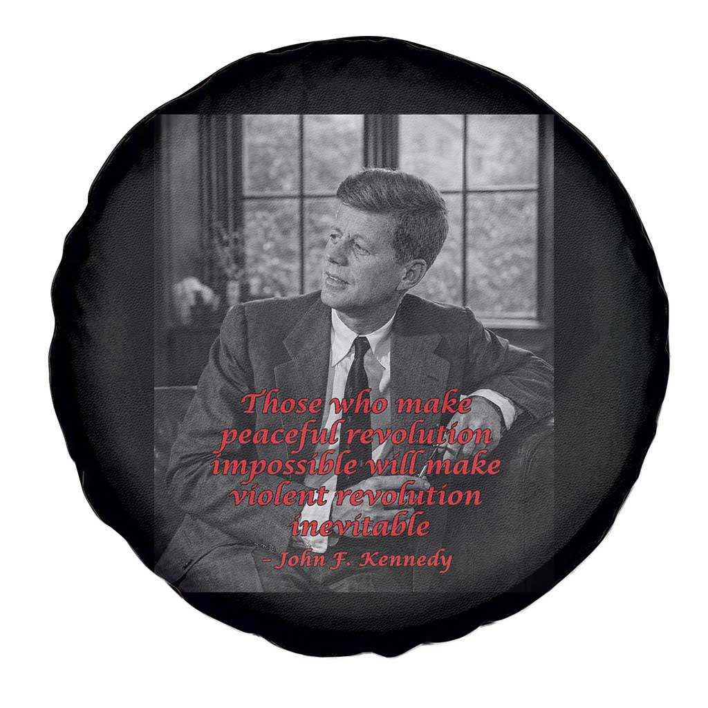 John F Kennedy Quote Spare Tire Cover American President History US Presidential Leader