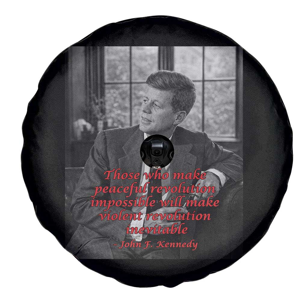 John F Kennedy Quote Spare Tire Cover American President History US Presidential Leader