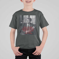 John F Kennedy Quote T Shirt For Kid American President History US Presidential Leader