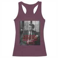 John F Kennedy Quote Racerback Tank Top American President History US Presidential Leader