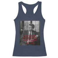 John F Kennedy Quote Racerback Tank Top American President History US Presidential Leader