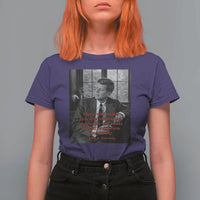 John F Kennedy Quote T Shirt For Women American President History US Presidential Leader