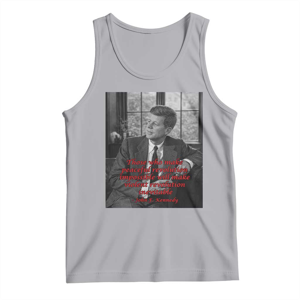 John F Kennedy Quote Tank Top American President History US Presidential Leader