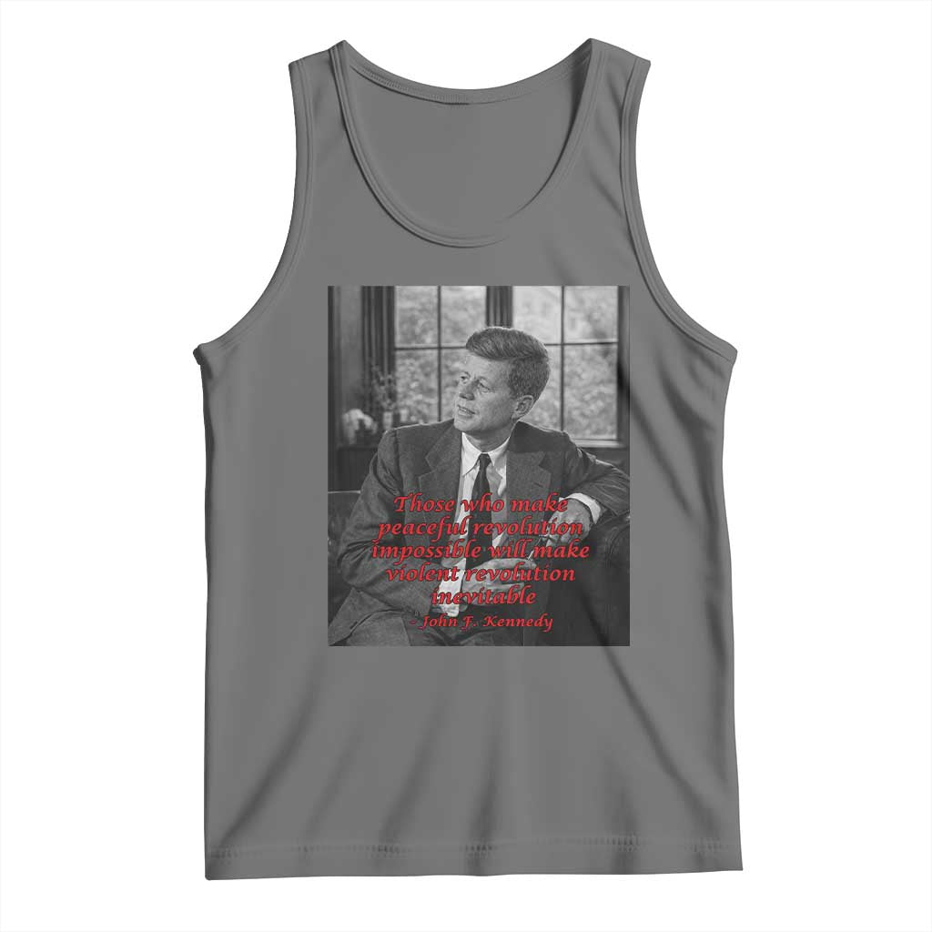 John F Kennedy Quote Tank Top American President History US Presidential Leader
