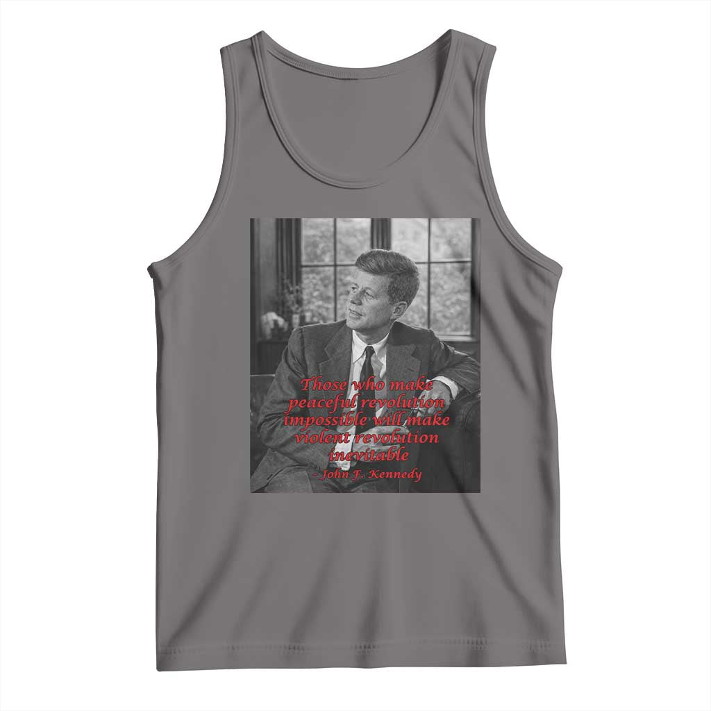 John F Kennedy Quote Tank Top American President History US Presidential Leader