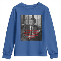 John F Kennedy Quote Youth Sweatshirt American President History US Presidential Leader