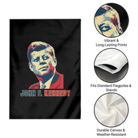 John F Kennedy American Flag US President Garden Flag