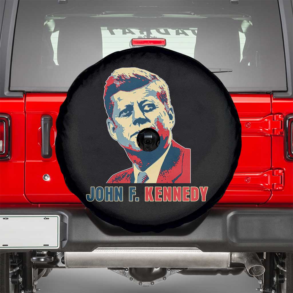 John F Kennedy American Flag US President Spare Tire Cover