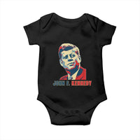 John F Kennedy American Flag US President Baby Onesie