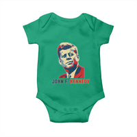 John F Kennedy American Flag US President Baby Onesie