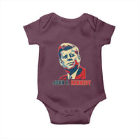 John F Kennedy American Flag US President Baby Onesie