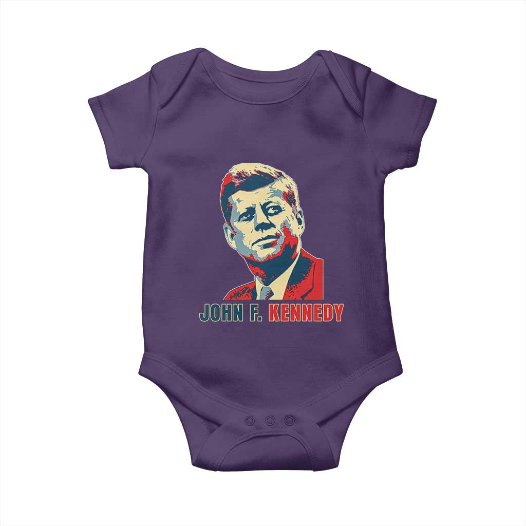 John F Kennedy American Flag US President Baby Onesie