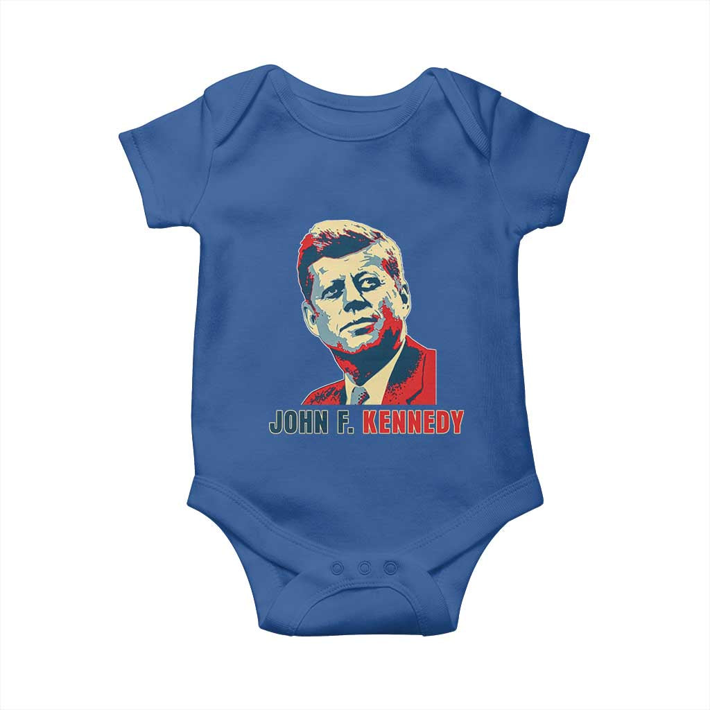 John F Kennedy American Flag US President Baby Onesie