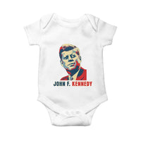 John F Kennedy American Flag US President Baby Onesie