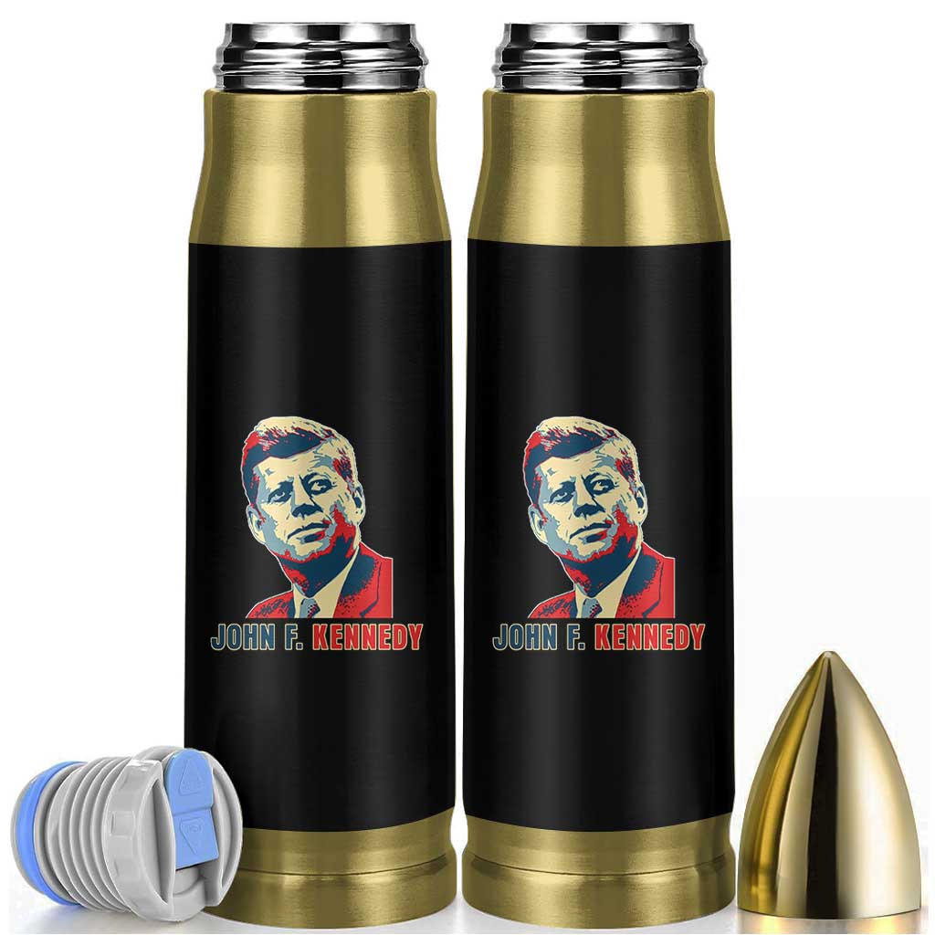 John F Kennedy American Flag US President Bullet Tumbler